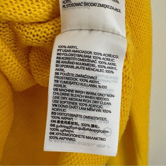 Divided h&m yellow sweater size S - Picture 4 of 10